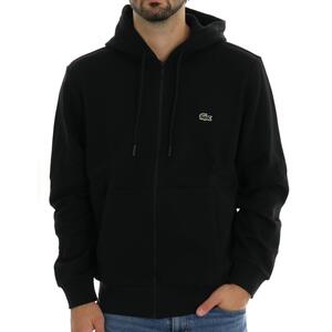 FELPA ZIP NERO